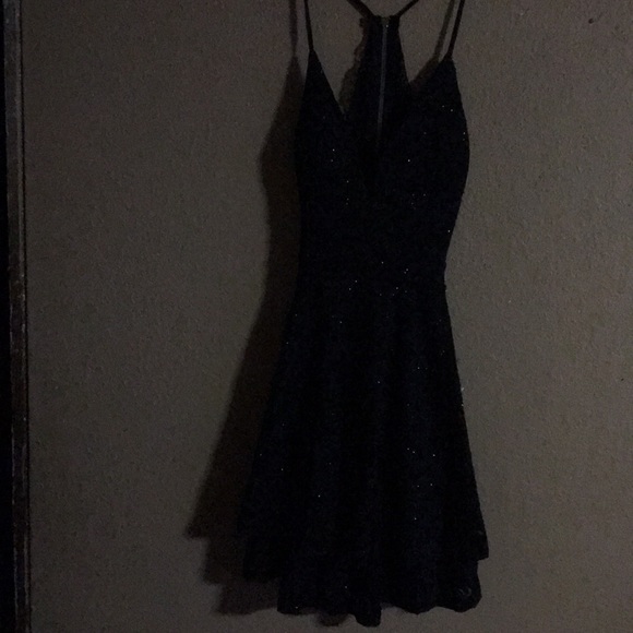 half open back dress